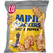 LU Mini Crackers Salt & Pepper suolakeksi 75,5g